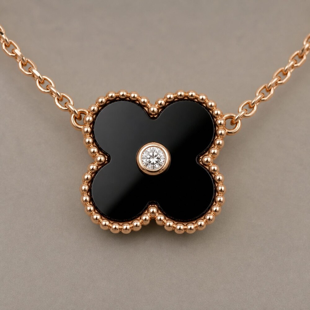 Van Cleef & Arpels Elegant Signature Necklace Style 9 | New with Box - Picture 3 of 9
